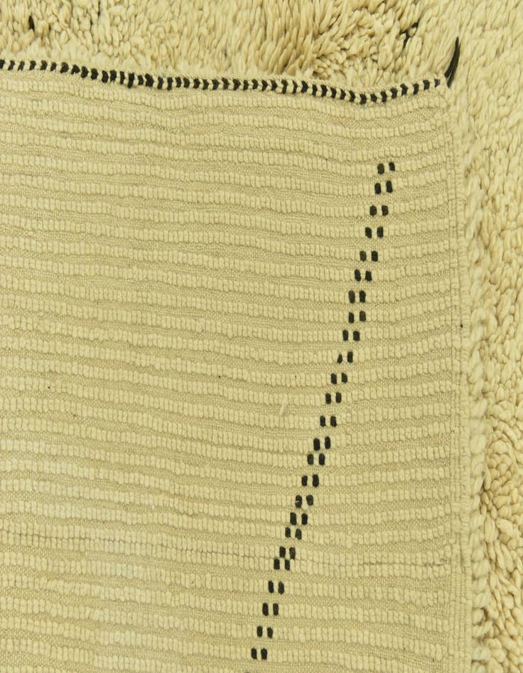 Detail image of  6' 2 x 9' 10  Hand Knotted Moroccan Wool Rug