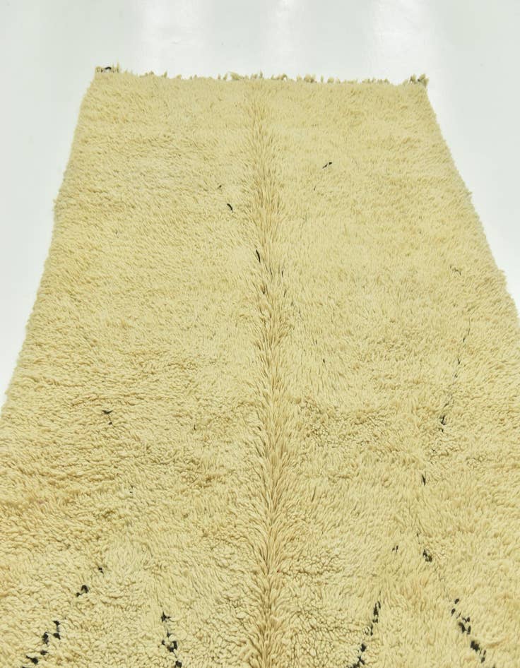 Detail image of  6' 2 x 9' 10  Hand Knotted Moroccan Wool Rug