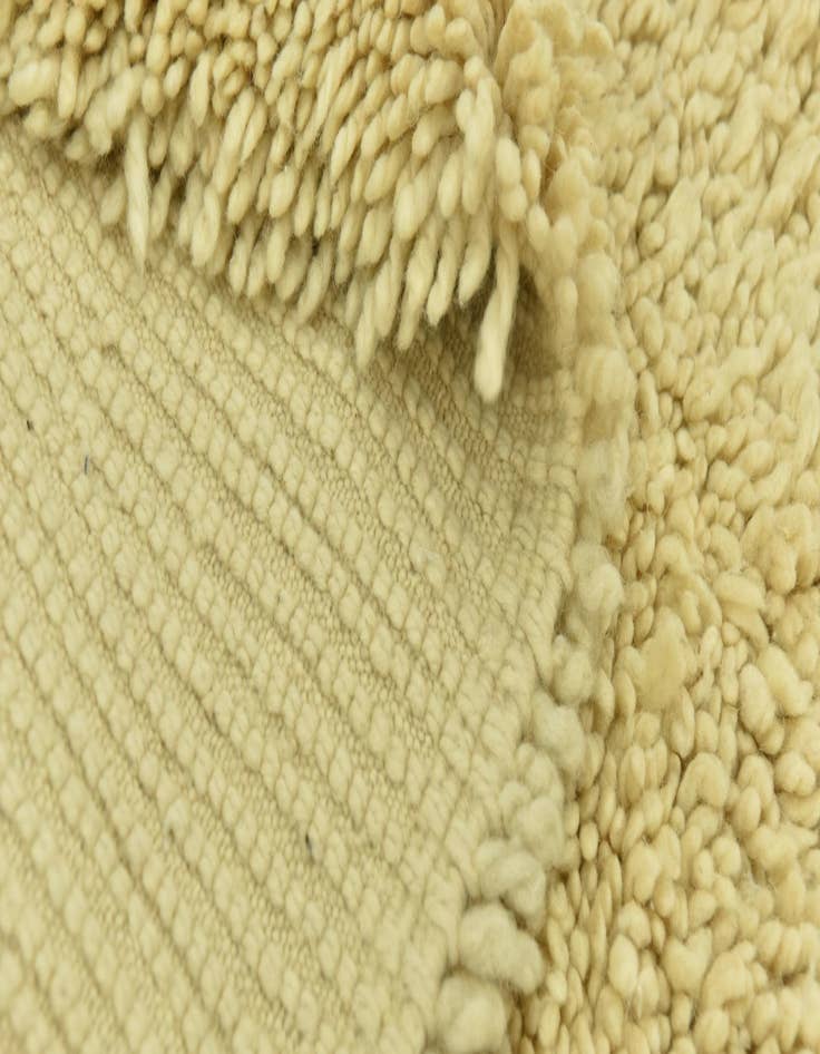 Detail image of  6' 2 x 9' 10  Hand Knotted Moroccan Wool Rug