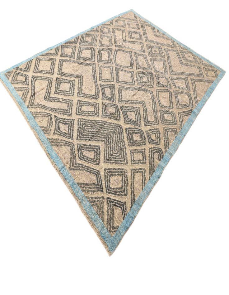 Detail image of  9' 2 x 12' 2  Hand Knotted Moroccan Wool Rug