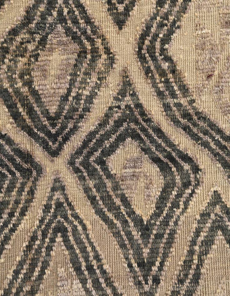Detail image of  9' 2 x 12' 2  Hand Knotted Moroccan Wool Rug