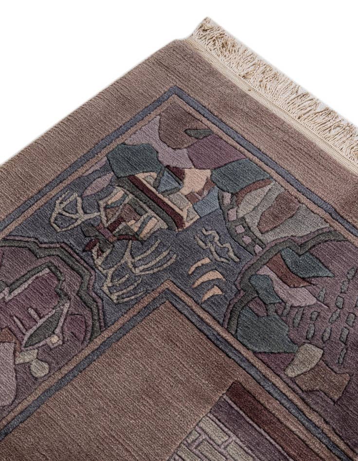 Detail image of  10' x 12' 11  Hand Knotted Nepal Wool Rug