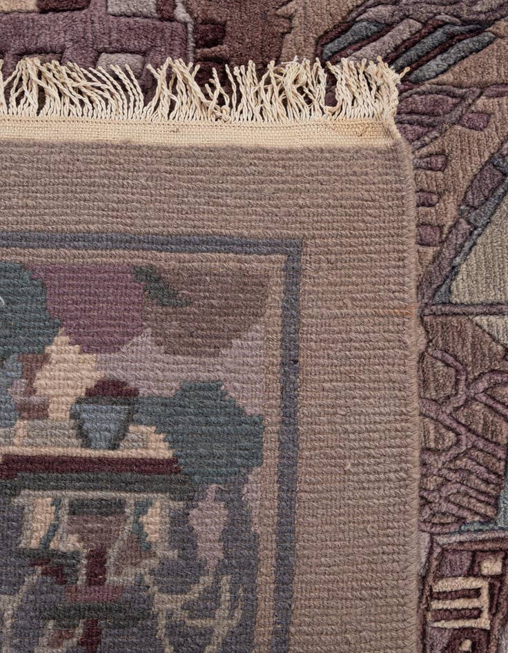 Detail image of  10' x 12' 11  Hand Knotted Nepal Wool Rug