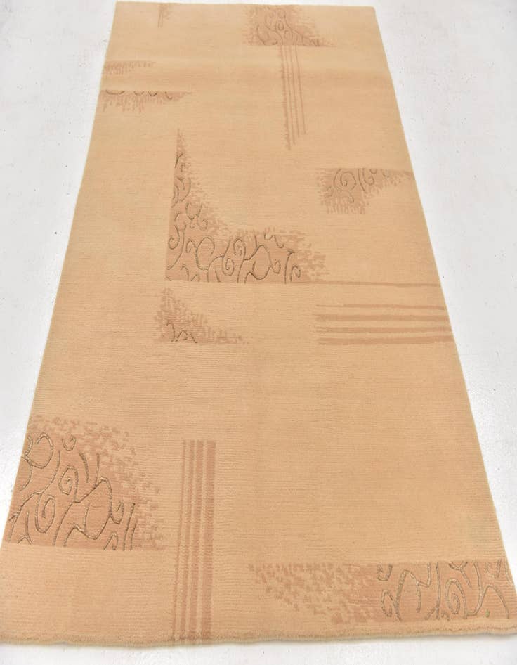 Detail image of  4' 7 x 6' 6  Hand Knotted Nepal Rug