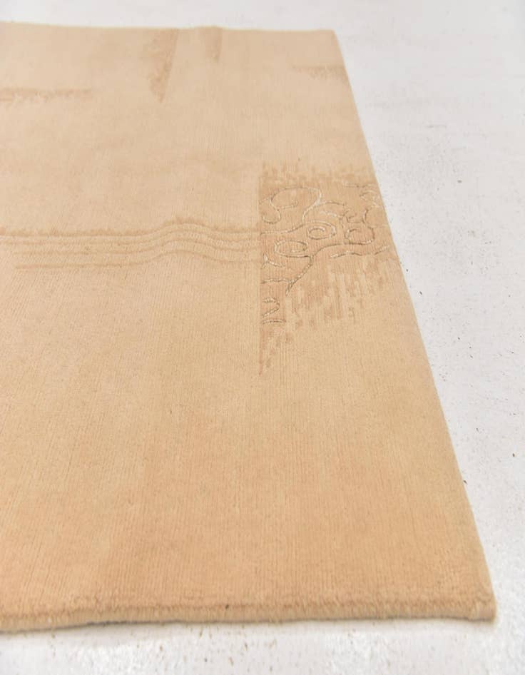 Detail image of  4' 7 x 6' 6  Hand Knotted Nepal Rug