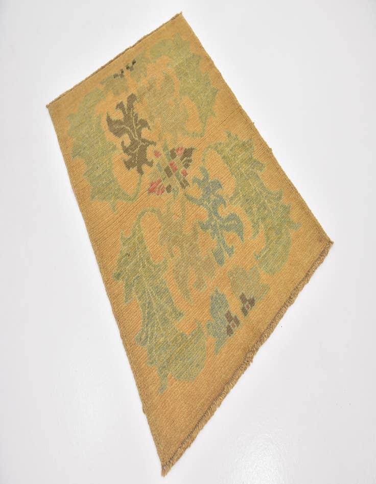 Detail image of  3' 7 x 4' 10  Hand Knotted Oushak Wool Rug