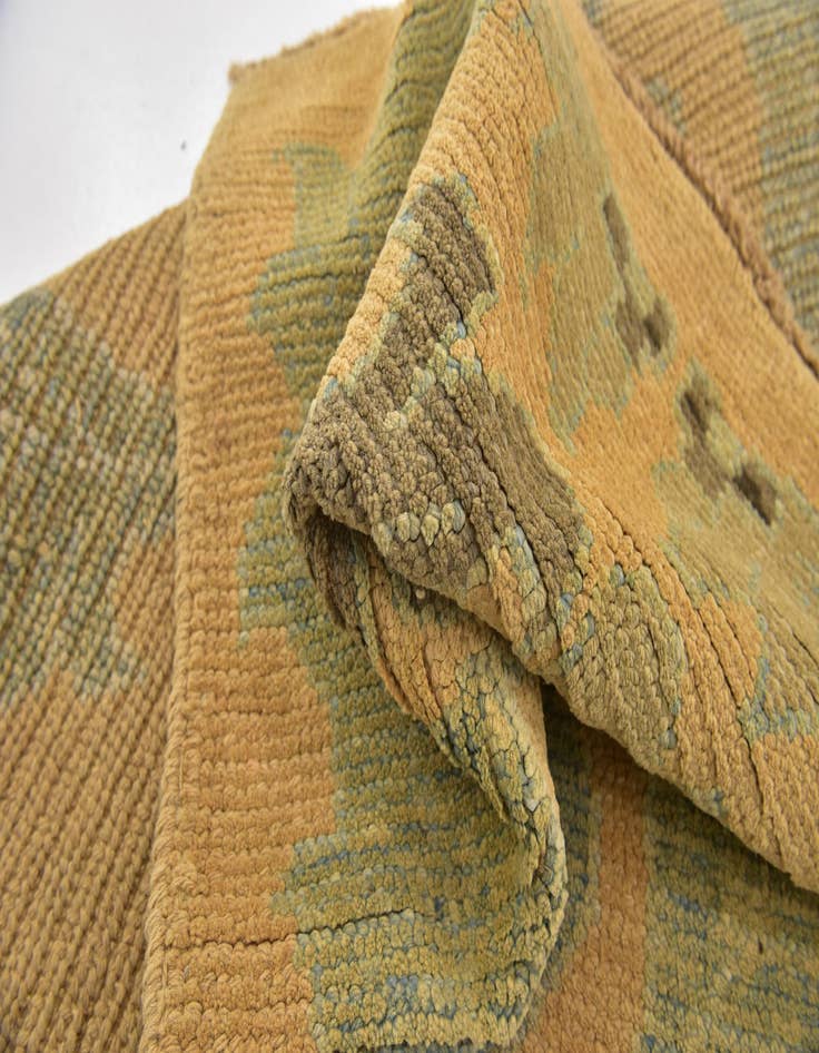 Detail image of  3' 7 x 4' 10  Hand Knotted Oushak Wool Rug