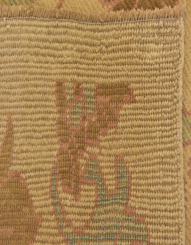 Detail image of  7' x 13' 2  Hand Knotted Oushak Wool Rug