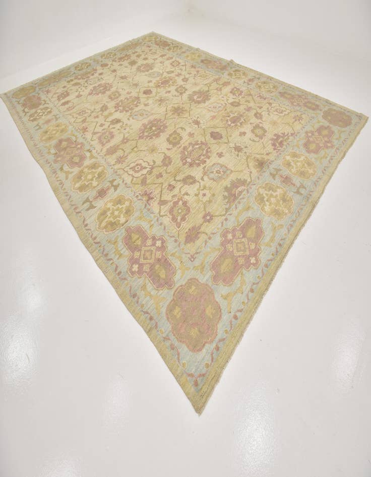 Detail image of  11' 7 x 16' 5  Hand Knotted Oushak Wool Rug