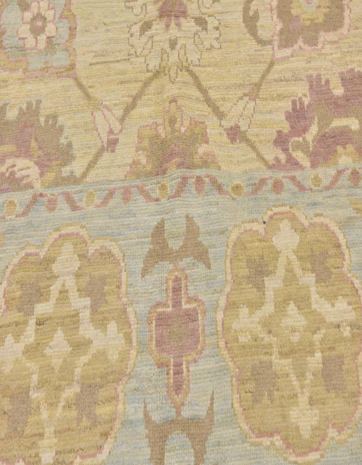 Detail image of  11' 7 x 16' 5  Hand Knotted Oushak Wool Rug