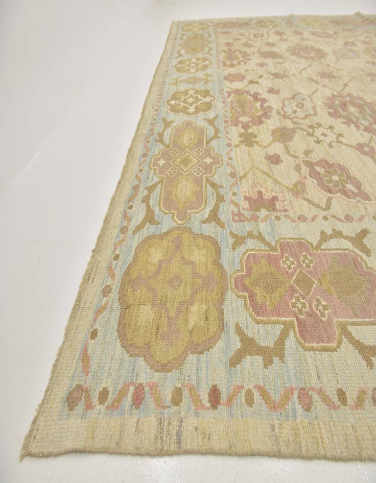 Detail image of  11' 7 x 16' 5  Hand Knotted Oushak Wool Rug