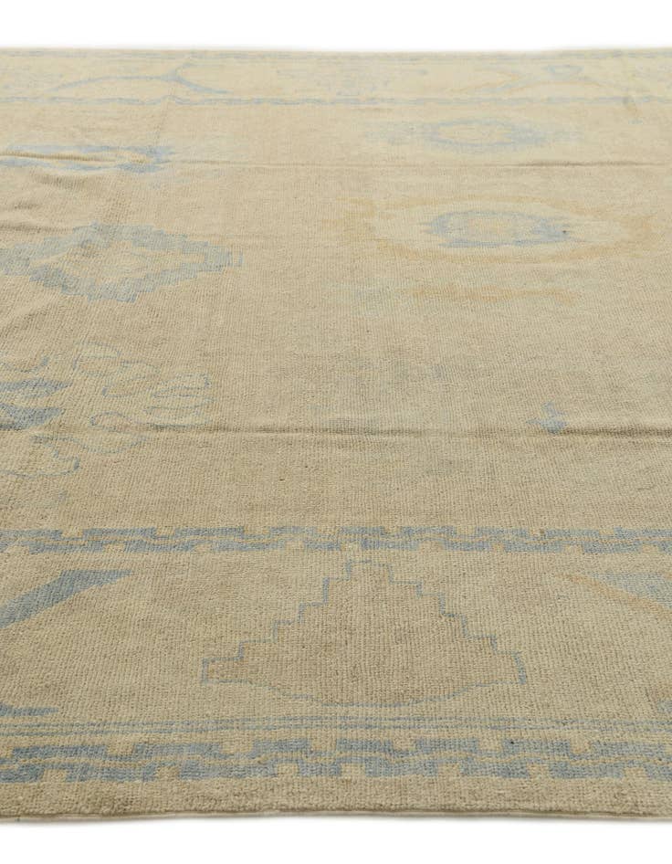 Detail image of  9' x 12'  Hand Knotted Oushak Wool Rug