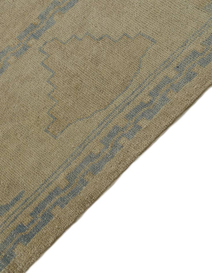 Detail image of  9' x 12'  Hand Knotted Oushak Wool Rug