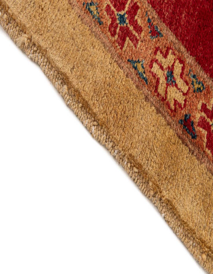 Detail image of  6' 8 x 9' 10  Hand Knotted Peshawar Ziegler Wool Rug