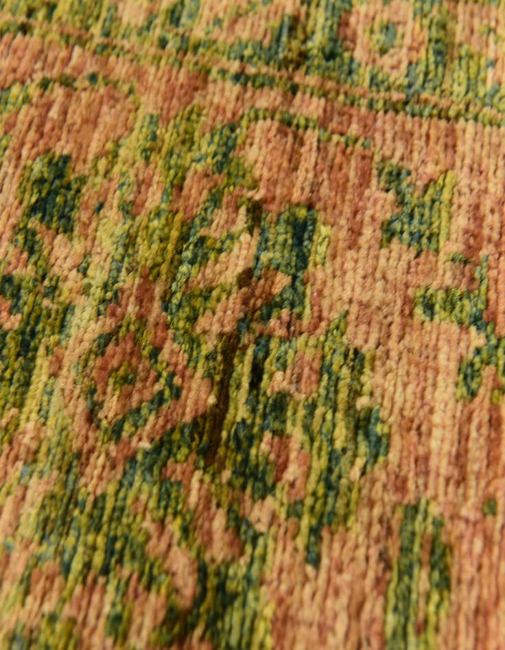 Detail image of  6' 8 x 8' 3  Hand Knotted Peshawar Ziegler Rug