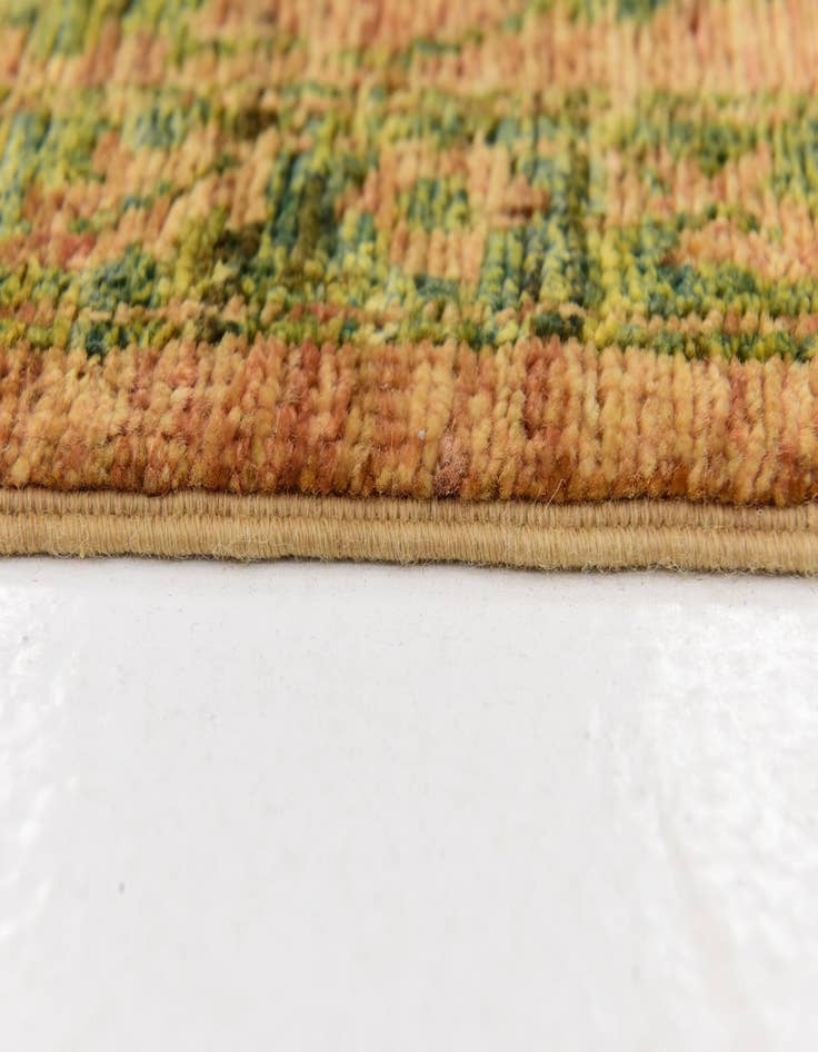 Detail image of  6' 8 x 8' 3  Hand Knotted Peshawar Ziegler Rug