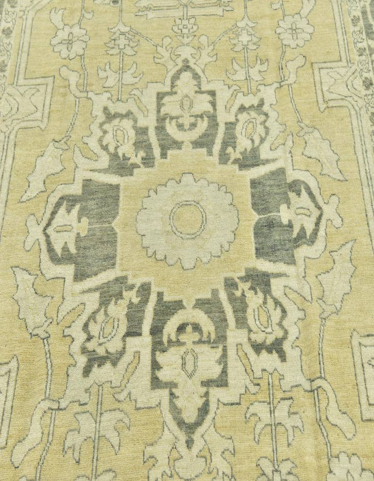 Detail image of  7' 1 x 10'  Hand Knotted Peshawar Ziegler Wool Rug