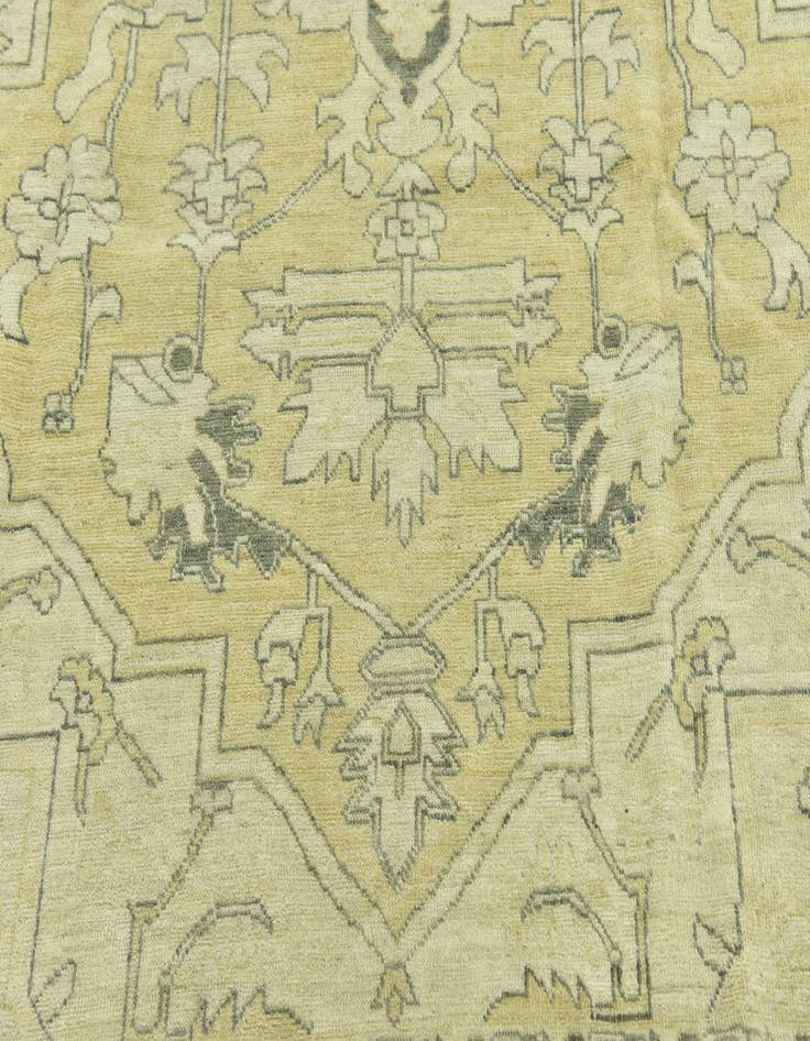 Detail image of  7' 1 x 10'  Hand Knotted Peshawar Ziegler Wool Rug