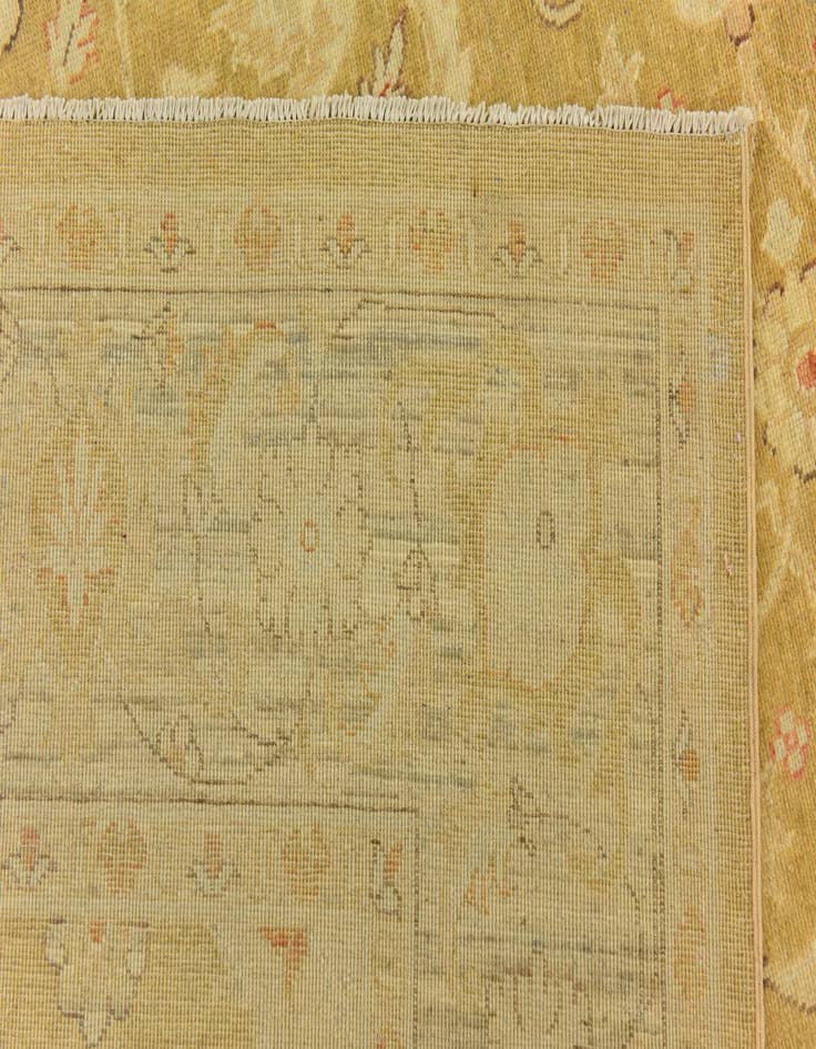 Detail image of  6' x 9' 4  Hand Knotted Peshawar Ziegler Rug
