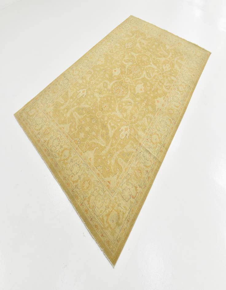 Detail image of  6' x 9' 4  Hand Knotted Peshawar Ziegler Rug