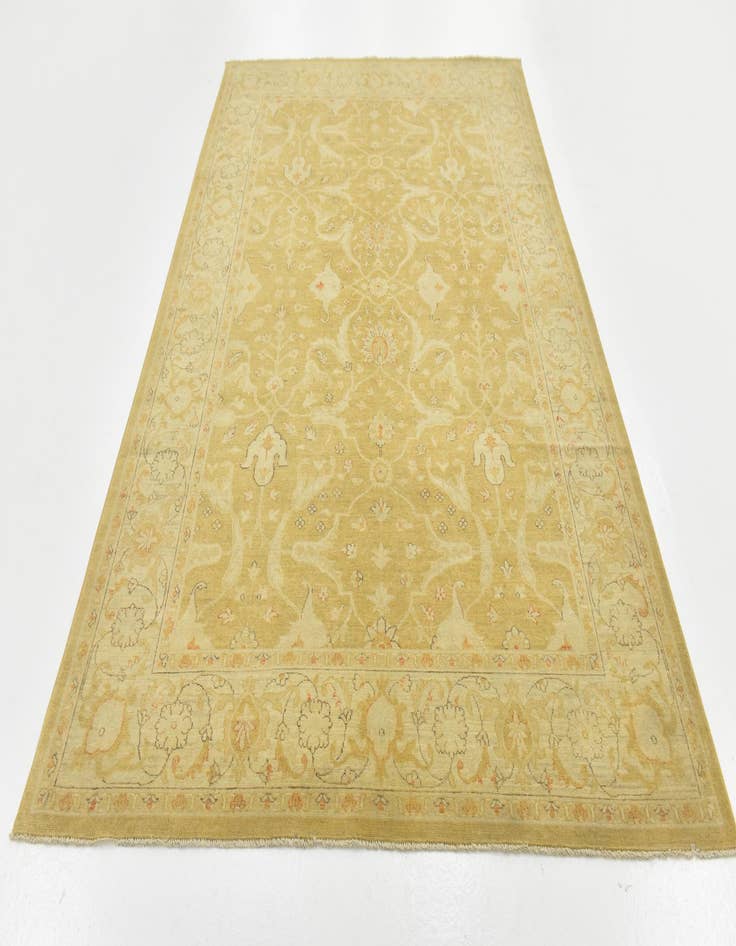 Detail image of  6' x 9' 4  Hand Knotted Peshawar Ziegler Rug