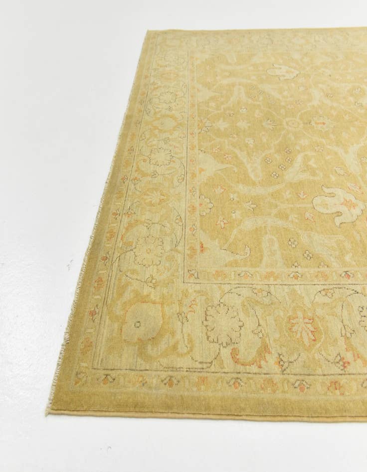 Detail image of  6' x 9' 4  Hand Knotted Peshawar Ziegler Rug