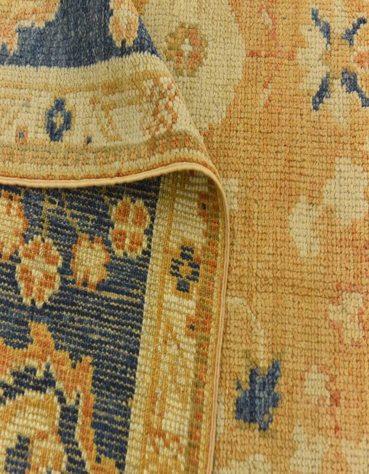 Detail image of  9' 3 x 11' 9  Hand Knotted Peshawar Ziegler Wool Rug