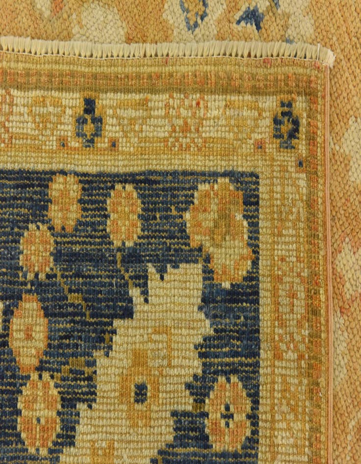 Detail image of  9' 3 x 11' 9  Hand Knotted Peshawar Ziegler Wool Rug