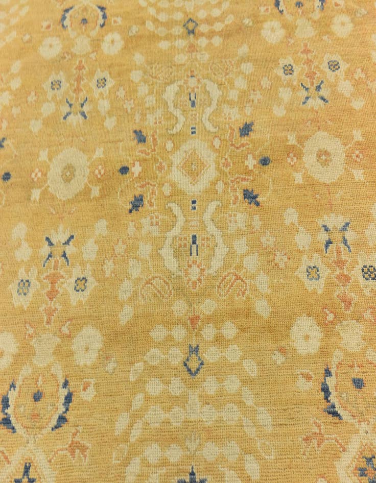 Detail image of  9' 3 x 11' 9  Hand Knotted Peshawar Ziegler Wool Rug