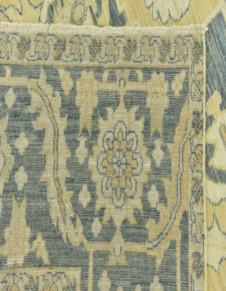 Detail image of  7' 2 x 10' 3  Hand Knotted Peshawar Ziegler Wool Rug