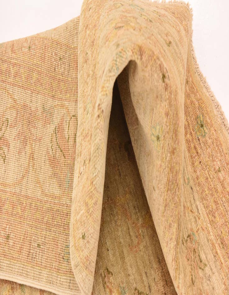 Detail image of  5' 7 x 7' 10  Hand Knotted Peshawar Ziegler Rug