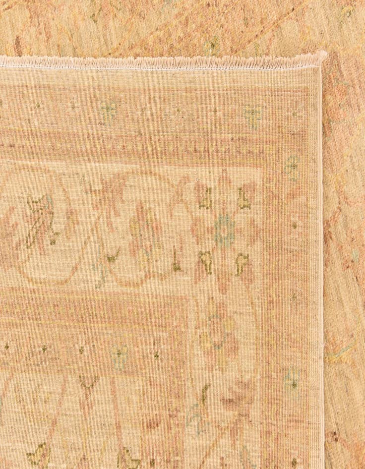 Detail image of  5' 7 x 7' 10  Hand Knotted Peshawar Ziegler Rug