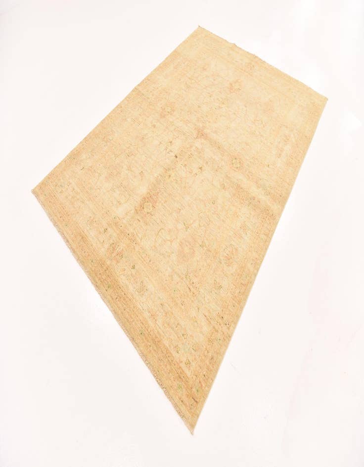 Detail image of  5' 7 x 7' 10  Hand Knotted Peshawar Ziegler Rug