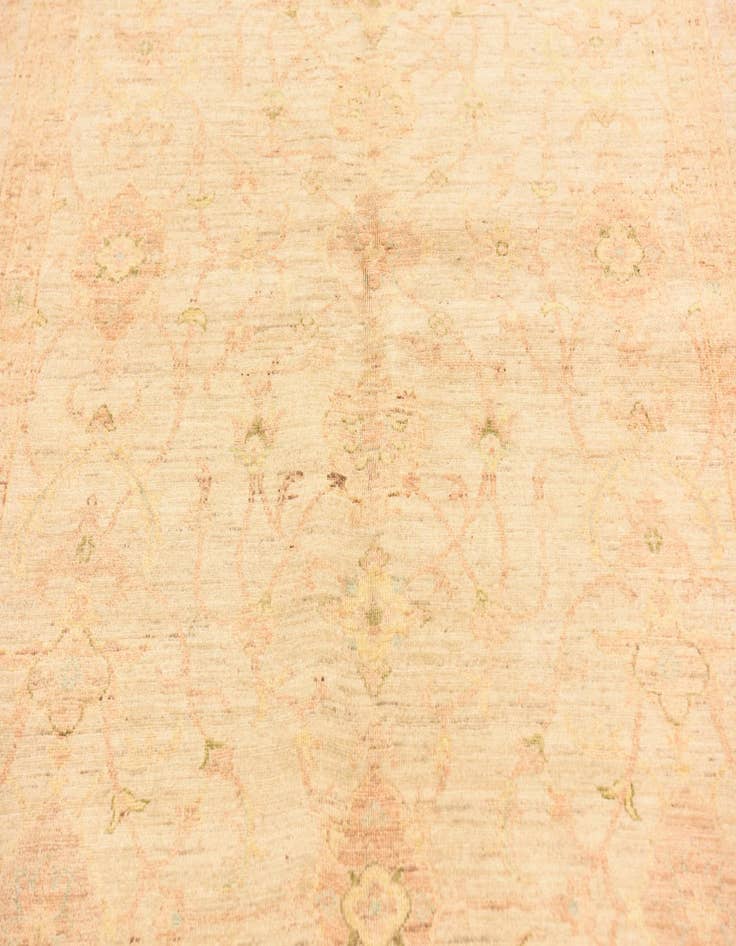 Detail image of  5' 7 x 7' 10  Hand Knotted Peshawar Ziegler Rug