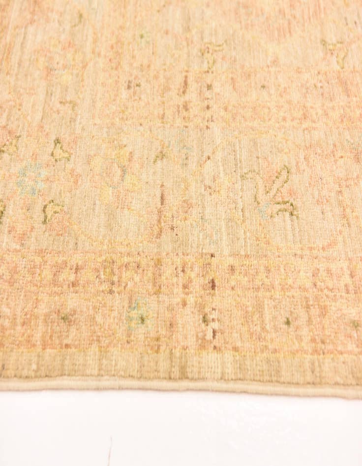 Detail image of  5' 7 x 7' 10  Hand Knotted Peshawar Ziegler Rug