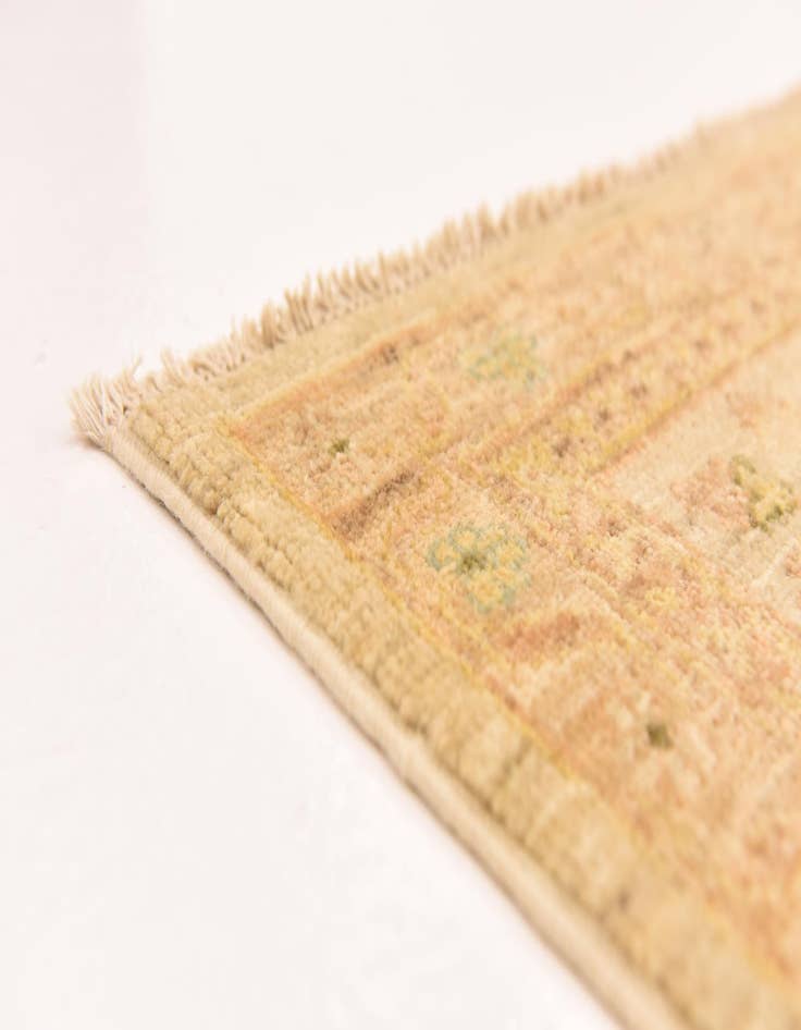 Detail image of  5' 7 x 7' 10  Hand Knotted Peshawar Ziegler Rug