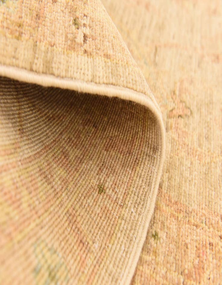 Detail image of  5' 7 x 7' 10  Hand Knotted Peshawar Ziegler Rug