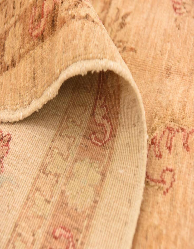 Detail image of  8' 2 x 9' 7  Hand Knotted Peshawar Ziegler Rug