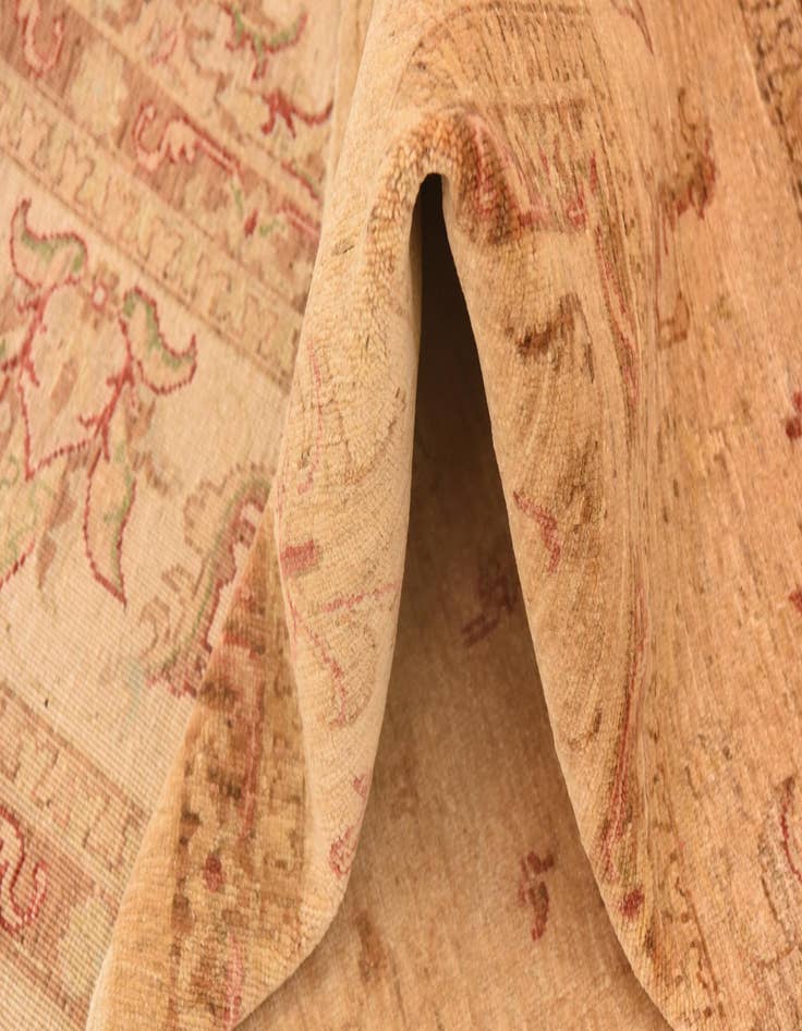 Detail image of  8' 2 x 9' 7  Hand Knotted Peshawar Ziegler Rug