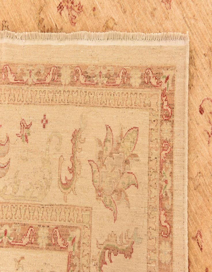 Detail image of  8' 2 x 9' 7  Hand Knotted Peshawar Ziegler Rug