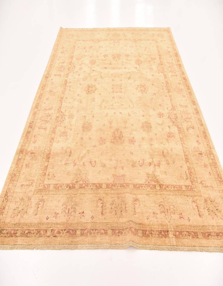 Detail image of  8' 2 x 9' 7  Hand Knotted Peshawar Ziegler Rug