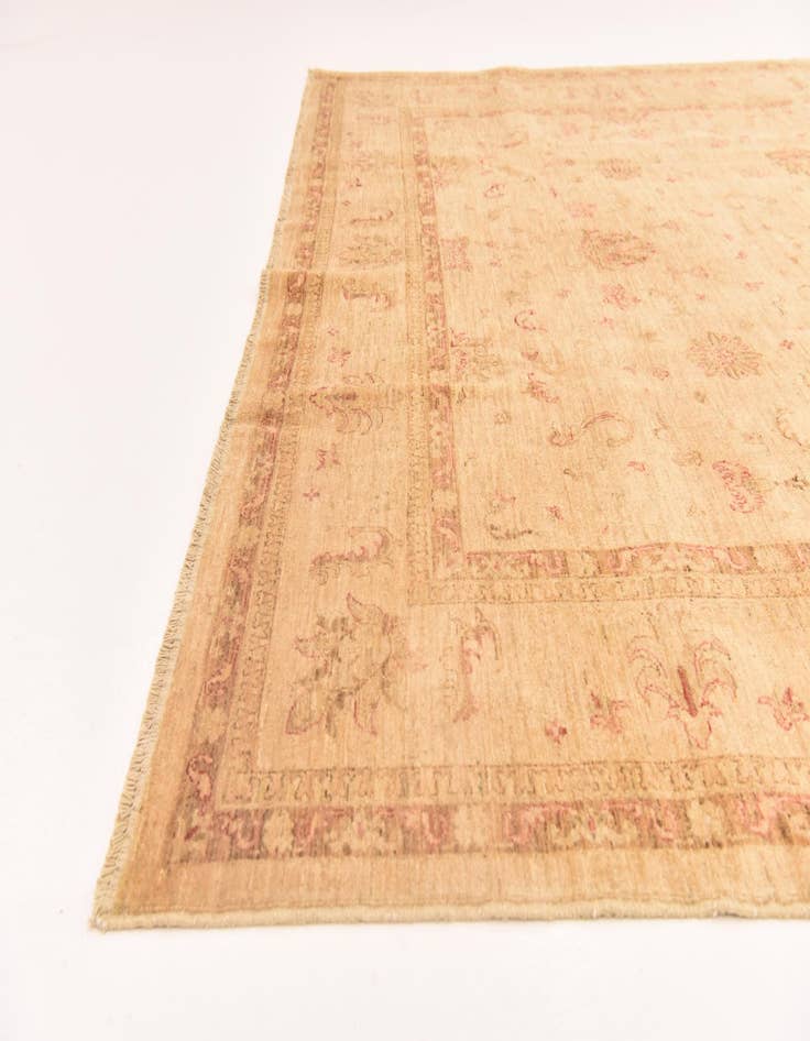 Detail image of  8' 2 x 9' 7  Hand Knotted Peshawar Ziegler Rug