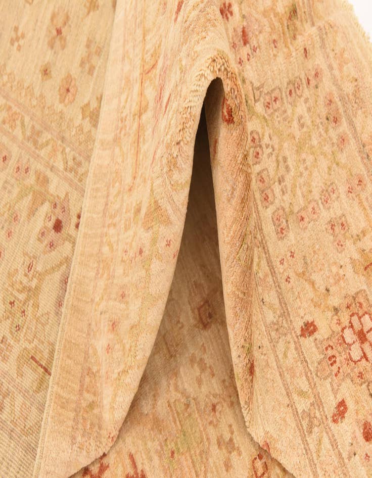 Detail image of  8' 2 x 9' 9  Hand Knotted Peshawar Ziegler Rug