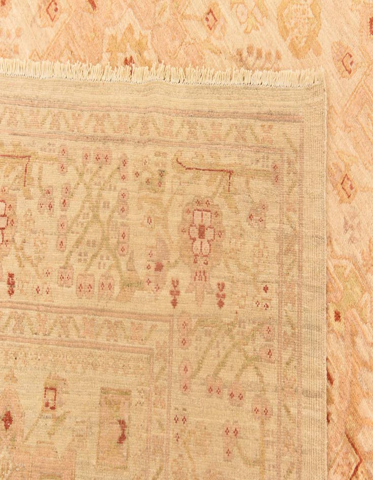Detail image of  8' 2 x 9' 9  Hand Knotted Peshawar Ziegler Rug