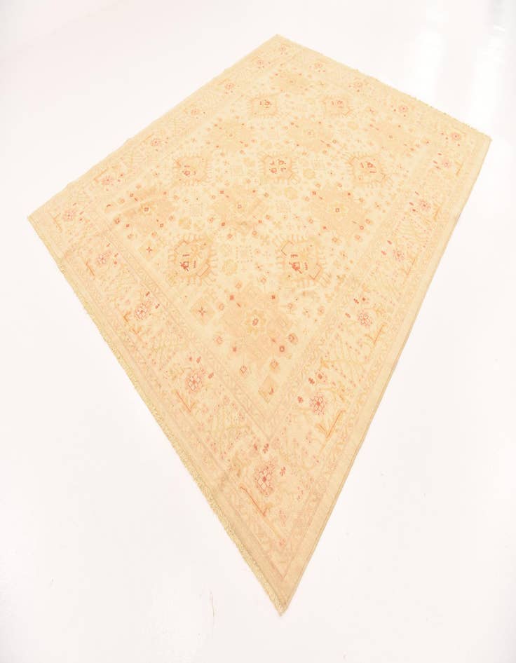 Detail image of  8' 2 x 9' 9  Hand Knotted Peshawar Ziegler Rug