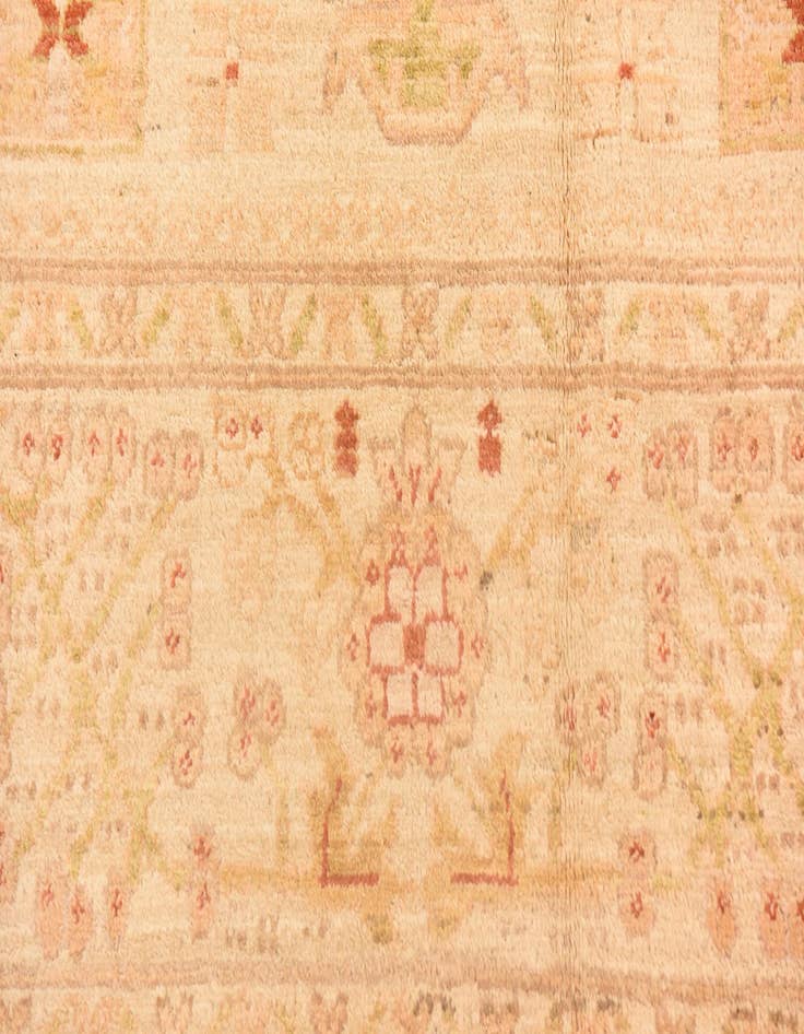 Detail image of  8' 2 x 9' 9  Hand Knotted Peshawar Ziegler Rug