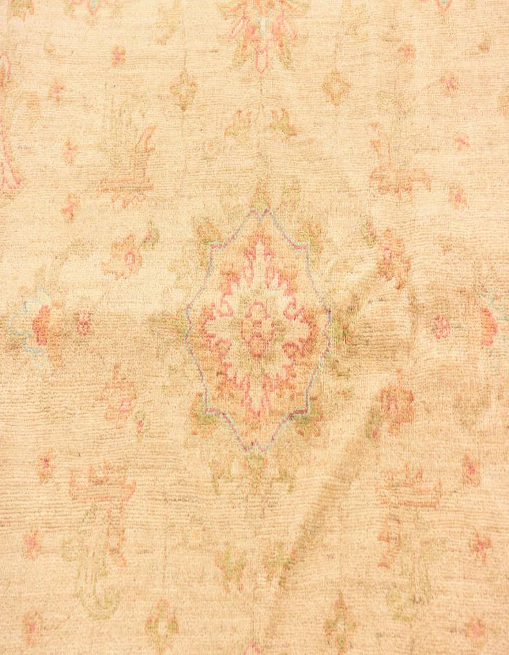 Detail image of  6' 6 x 7' 10  Hand Knotted Peshawar Ziegler Rug