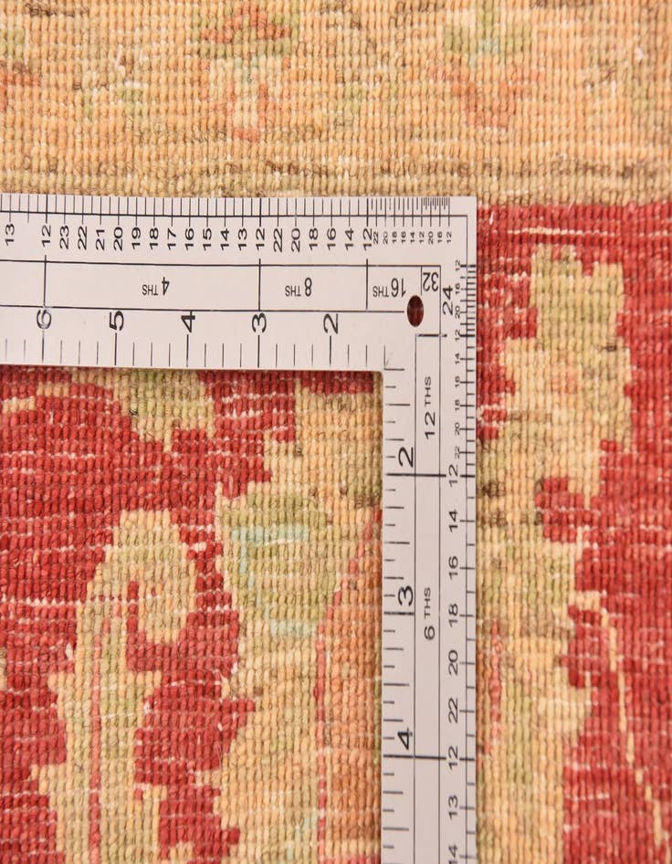 Detail image of  5' 7 x 7' 11  Hand Knotted Peshawar Ziegler Rug