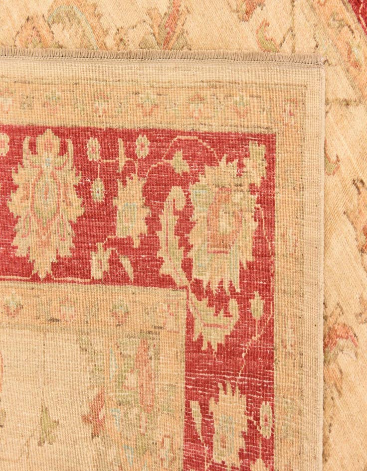 Detail image of  5' 7 x 7' 11  Hand Knotted Peshawar Ziegler Rug