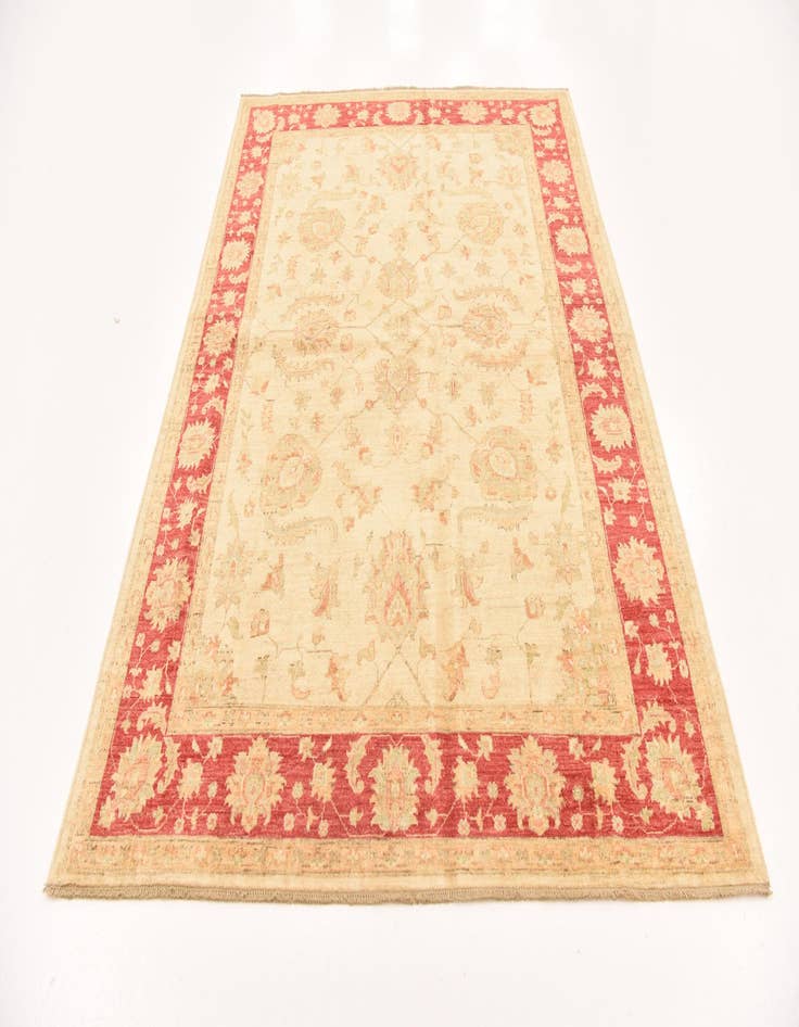 Detail image of  5' 7 x 7' 11  Hand Knotted Peshawar Ziegler Rug